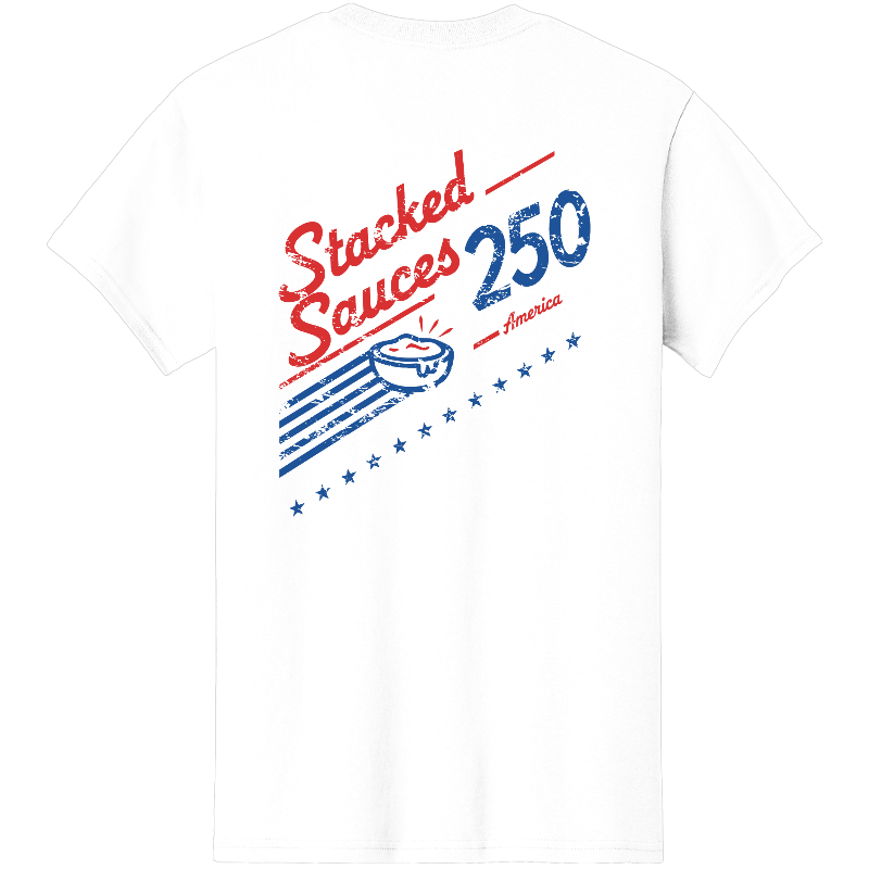 Stacked Sauces 250 Heavy Cotton 100% Cotton T-Shirt