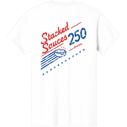 Stacked Sauces 250 Heavy Cotton 100% Cotton T-Shirt