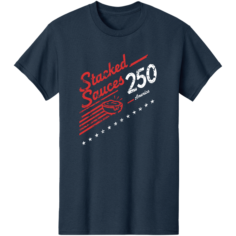 Stacked Sauces 250 Heavy Cotton 100% Cotton T-Shirt