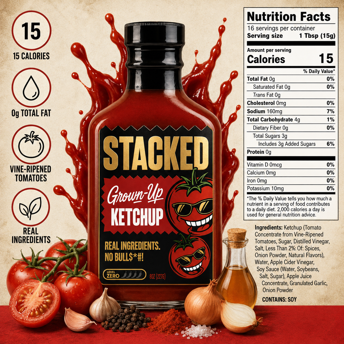 Grown-Up Ketchup - Single Bottle
