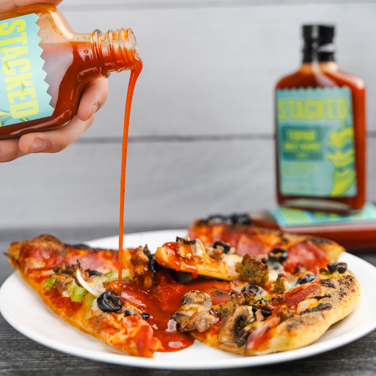 Stacked Teriyaki Sweet N Spicy sauce, flavor details